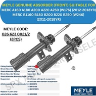 MEYLE GENUINE ABSORBER (FRONT & REAR) FOR MERC A160 A180 A200 A220 A250 [W176] / B160 B180 B200 B220