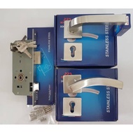 Handle Pintu Roses Handle Pisah Body Kunci Besar MULLER Paket