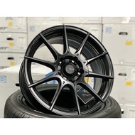 NEW 16X7J Advanti Storm S1 Rim (set of 4) Flat Black 5X114.3 Civic Camry Inspira Estima Swift ZC31S 