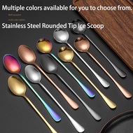 Stainless steel long handle coffee spoon tea set dessert stirring spoon ice cream cutlery