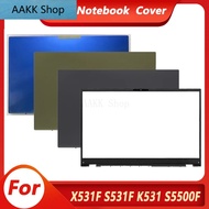 Original New For 15x S531F X531F K531 S5500F X531FA S532F Laptop LCD Back Cover Front Bezel Rear Lid