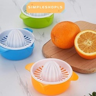 SIMPLESHOPLS Manual Juicer, Plastic Detachable Fruit Juicer| Hand Press Stable Portable Citrus Lemon