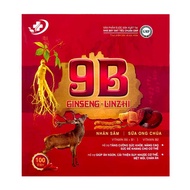 Viên uống nhân sâm tăng cường sức khỏe 9B Ginseng Linzhi Vinaphar 100 viên