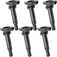 3Pins Ignition Coil Packs Set Of 6 Compatible With HYUNDAI Santa FE KIA Optima 2.7L V6 G6EA Replacem