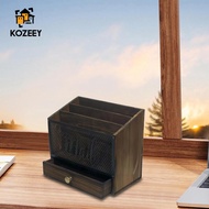 KOZEEY Countertop Mail Organizer File Holder Home Office Supplies Multipurpose Desktop Organizer Mai