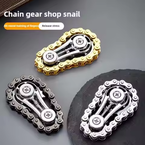 EDC Spinner Sprocket Fidget Spinner Antistress Anxiety Stress Relief Chains Fidget Spinner Metal Bik