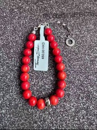 Thomas Sabo 紅色好運連連珠子純銀手鍊