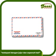 PAPERLINE White Envelope with Airmail Stripes 104 (9.5cm X 15.2cm) (10 Pcs)