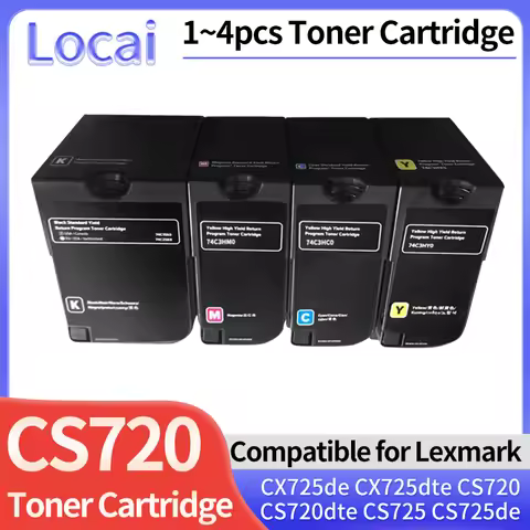 3K 74C10K0 74C20K0 CS720 CS725 Toner Cartridge Compatible Lexmark CX725 CX725de CX725dte CS720de CS7