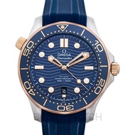 Omega Seamaster Diver 300 M Co-Axial Master Chronometer 42 mm Automatic Blue Dial Gold Men s Watch 2