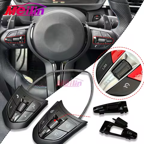 For BMW F10 F11 F30 F31 F34 F01 F02M4 M5 X5M X6M Car Steering Wheel RES Mode Button Cover