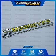 Emblem timbul mooneyes / stiker mooneyes