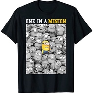 Despicable Me 4  Minions（Gru/Lucy Wilde/Agnes/Margo） graphic Men's 100% Cotton O-neck Short-Sleeved 