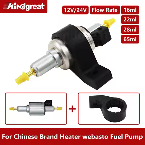 12V 24V Dosing Pump Oil Pump With Backet Holder 16ml 22ml 28ml 65ml Fit 2kw 5kw Chinese Parking Heat