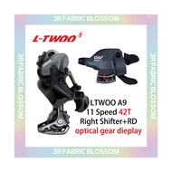 ltwoo A9 1x11 speed 11 speed rear derailleur and lever shifters groupset for MTB mountain bike