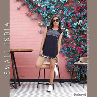 {**ส่งฟรี**} SMALL INDIA 💐✨ Denimos Cotton Top Kurti เฉพาะเสื้อ 💐✨ Kurti ’Top’ Only 02