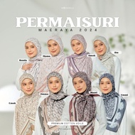 MAEJESTICA TUDUNG BAWAL PRINTED PREMIUM COTTON VOILE