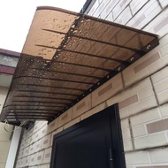 Durable New Upgrade Awning Invisible Canopy Eaves Balcony Patio Cover Rain Strong Support