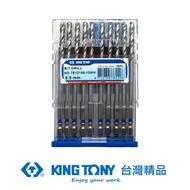 KING TONY 金統立 專業級工具 六角起子不銹鋼鑽頭10支組(5mm) KT7E12155-10WH｜020015340101