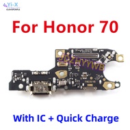 For Huawei Honor 70 USB Board Charger Charging Dock Port Connector Flex Cable With Mic Microphone FN