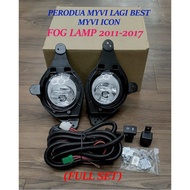 PERODUA MYVI LAGI BEST MYVI ICON 2011-2017 FOG LAMP FOG LIGHT SPORTLIGHT SPORT LIGHT LAMP BUMPER LAM