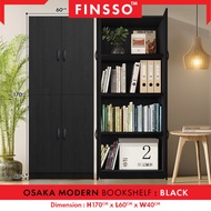 NEW SAMPAI PROMO! KENZZO :Billy Bookshelf 5 tier / almari buku / Glass Wardrobe / Almari Kaca / 2 Do