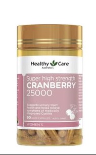 澳洲直送🇦🇺Healthy Care 超強蔓越莓 25000mg 90粒
