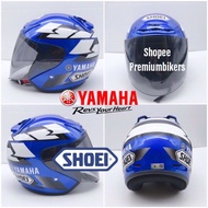 Helmet Shoei Yamaha Factory TYR Murah V8 Siap Visor Siap Shoei Sticket