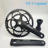 PROWHEEL Road Bike Crankset 110 BCD 170mm DECKAS 36T-52T Sprocket Chainrings 5 claws crank Bicycle crank parts For Shimano 50/34T