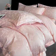 Premium-Quality TC1600 Double-sided Ice Silk TC1600 4IN1 Bedsheet Set Fitted Sheet—Bedding Set Cool-