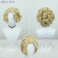 Doctor Emily Wig Game Identity V Cosplay Wig Synthetic Hair Blonde Curly Hair 38CM Doctor Emily Dyer