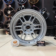 [4PCS] New Sport Rim 15inch RPF1 15X7JJ ET38 4H100 SILVER