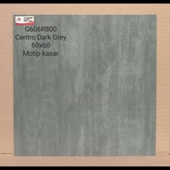 granit lantai centro drak grey 6060 Garuda motif kasar