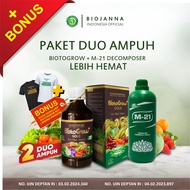 Paket Duo Ampuh M21 Decomposer + BiotoGrow | Pertanian | Pupuk Semua Jenis Tanaman