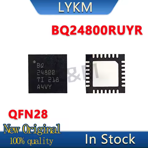 (5-10piece)New Original BQ24800RUYR BQ24800 QFN28 Battery management chip In Stock