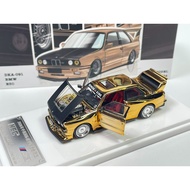 HEC 1: 64 BMW E30 M3 Car Demon King Gold Limited Edition Beijing Model Exhibition Limited, Number Ca