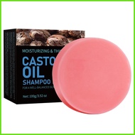 Castor Oil Shampoo Bar Multifunctional Hair Shampoo 3.52oz Natural Solid Shampoo Bar Hydrating & Moi