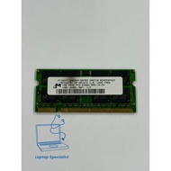 Micron 1GB 2Rx8 PC2-5300S-555-12-E0 MT16HTF12864HY-667B3 Laptop RAM