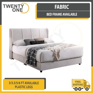 MYRA FABRIC BED FRAME (SINGLE / S.SINGLE / QUEEN / KING SIZE AVAILABLE)