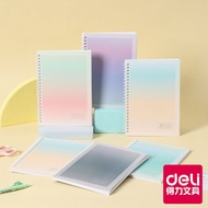 [Deli Deli] Linfini Gradient Coil Notebook/A5/60 Sheets/Mixed Colors/EN406-A5|Deli Flagship Store