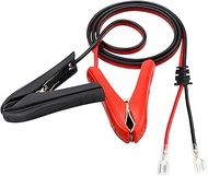 CGEAMDY Battery Crocodile Clips with Cable 1 m, Crocodile Clips, 12 V 24 V Jumper Cable, for Car Inv