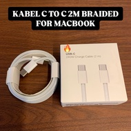 ACC - MACBOOK C TO C BRAID CHARGER CABLE 2M FOR MAC