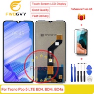 FWDGVY 6.52 inches For Tecno Pop 5 LTE BD4 BD4i BD4a LCD Display Touch Screen Digitizer Lcds + Free 