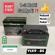 ‼️READY STOCK‼️ YTX9 BS BATTERY Z800 ER6N BATTERY Z250 BATERI TRIUMPH STREET TRIPLE 250R BATERI VERS