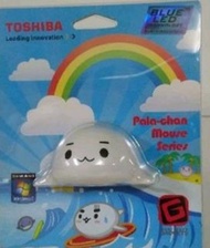 【全新/便宜】TOSHIBA Pala-chan (白) 光學滑鼠 Pala-chan家族 吉祥物