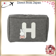 [Miffy] Ladies 30601203 Pouch Women Initial 30601203B Initial H Gray [B] Approx. W16.5cm × H11cm × D