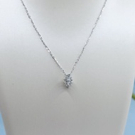 Only You In The Eye PT950 White Gold Diamond Pendant Birthday/Valentine's Day Gift