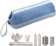 Jakaphoric Airwrap Travel Case for Dyson Airwrap/Shark Flex Style, Flex style hair case,Travel Case,flexstyle hair dryer case hair dryer bag, hair brush bag, multi-purpose Makeup bag (Grey), BLACK