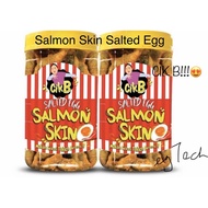 Ready stock salmon skin salted egg cik b dsv