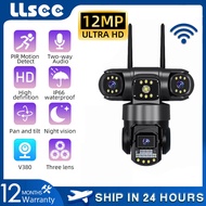 LLSEE V380 Pro Camera giám sát video ba ống kính Camera quan sát mạng Wifi Camera giám sát không dây